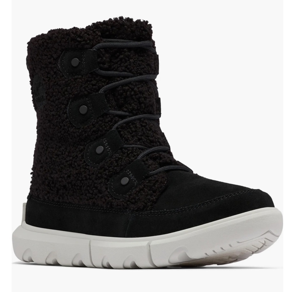 Sorel | Explorer Next Joan Cozy | Black, Moonstone | Size 6